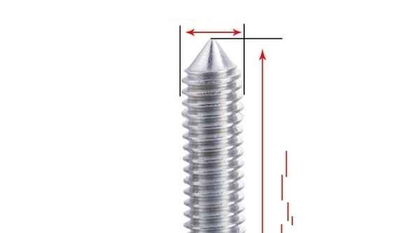 DresdenKundenspezifische kopflose Innensechskantschraube aus Edelstahl 304 Stellschraube Maschinenmessschraube Anschlagschraube