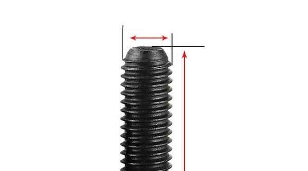 Dresden12,9 Grad konkave Ende Stellschraube Maschine Reis Top Wire Schraube Socket Headless Schraube Kimi Schraube