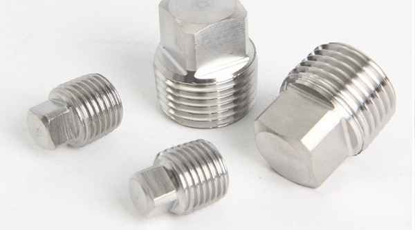 LimburgKundenspezifischer äußerer quadratischer Stecker aus Edelstahl 304, fester Ölstopfen, Schraubstopfen, Öldichtungs-Rohrstopfen